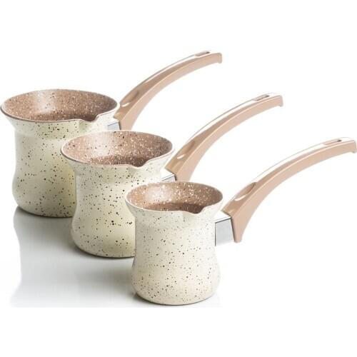 3 piece New Granite Coffee Pot Set