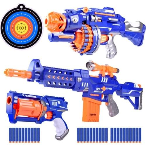 Toy Gun 6.5cm for Nerf Darts Soft Hollow Hole Head Bullets Refill Darts Toy Bullets Foam Safe Sucker Bullet for Nerf Boys Toys
