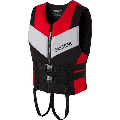 Adults Life Jacket Neoprene Safety Life Vest Water Sports Fishing Water Ski Vest Kayaking Boating Swimming Drifting Safety Vest