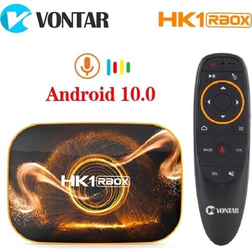 2020 VONTAR HK1 RBOX R1 TV Box Android 10 4G 64GB Rockchip RK3318 1080p 4K Google Play HK1 BOX Set Top Box TVBOX Android 10.0