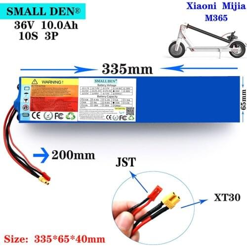 36V10Ah scooter battery pack for M365 has a built-in BMS 500W ordinary electric motor below 600W
