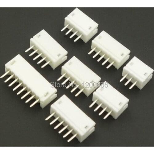 ZH1.5 Vertical ZH1.5MM Connector Terminal Socket ZH 1.5mm ZH 2 3 4 6 10-Pin Connector Plug