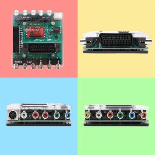 Video Converter for DC Dreamcast Mega Drive For SFC For PS2 Console Retro Games 12v AC/DC Adapter Game Moudle Accessories