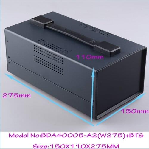 1pcs)150x110x275mm instrument enclosure electronic steel iron box project box enclosures for electronics outlet case