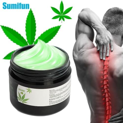 30g Soft Natural Anti-Inflammation Hemp Cream For Neck Pain Balm Ointment Pain Relief Relieve Musle Relief Green Hemp Balm 1PC