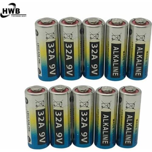 10pcs/Lot Alkaline Battery 32A LR32 29A L822 9V For Safety Alarm Laser Pen Toy Torch