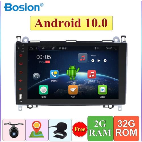 2 Din Car Multimedia Player Radio Android 10 ForMercedes-Benz Viano/Vito/Sprinter/W906/W245/Crafter GPS BT AUX SWC Camera Map