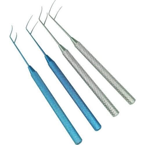 2pcs Titanium Ophthalmic Trabeculotome left rightset ophthalmic eye instruments