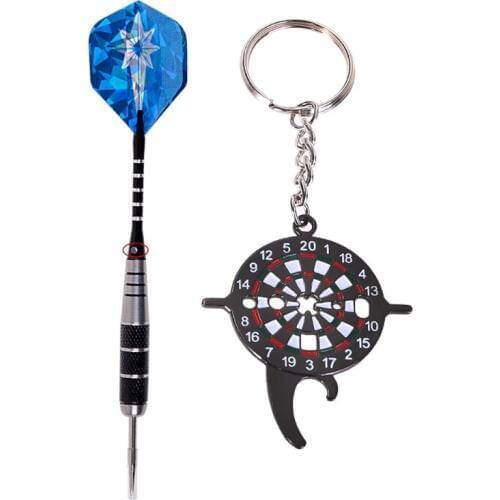 5.2cm Metal Keychain Dart Wrench Tool Tighten Darts Shafts Beer Bottle Opener Indoor Game