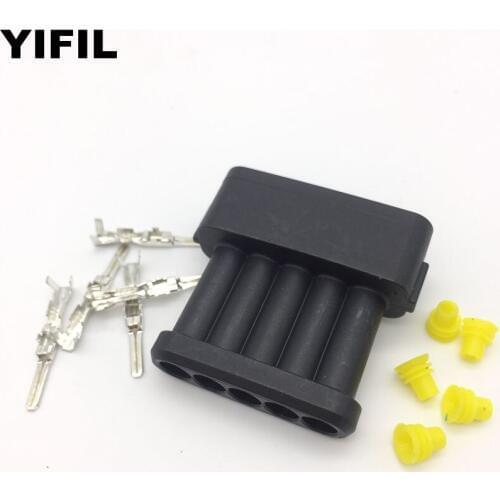 5pcs/lot 5 Pin/Way MAF VVTI Mass Air Flow Male Connector Plug For Toyota Supra 1JZ 2JZ Diesel (KD-FTV) 90980-11317