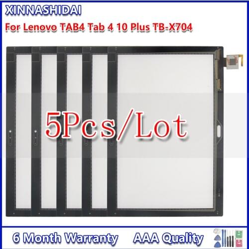 5pcs/lot NEW 10.1 For Lenovo Tab 4 10 Plus TB-X704 TB-X704L TB X704 Tab4-x704 touch screen Digitizer Glass Sensor