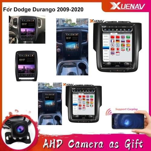 Car Autoradio DVD Player for Dodge RAM Car stereo tesla style for Dodge Durango 2009-2020 autoradio multimedia player headunit