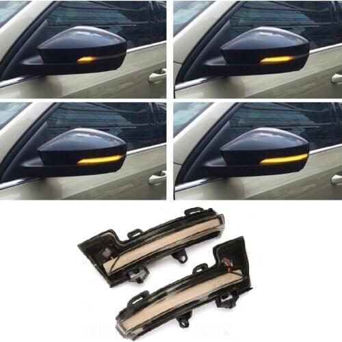Dynamic LED Blinker Side Mirror Indicator Turn Light Signal for Skoda Superb Kombi MK3 2015 2016 2017 2018 2019