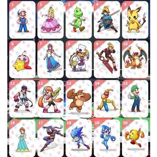 The Games Card Switch NFC Ntag215 Switch Mario Card NS Suitable Super Smash Bros Ultimate