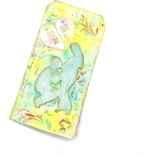 Julyarts Expecting Couple Metal Cutting Dies Stencil For Album Paper DIY Gift Card Decoration Embossing Dies New 2021