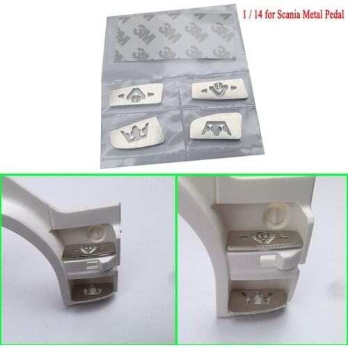 Metal Pedals Footboard Balance Brow for 1/14 Tamiya RC Truck Car SCANIA R730 R470 R620 56323 Diy Parts