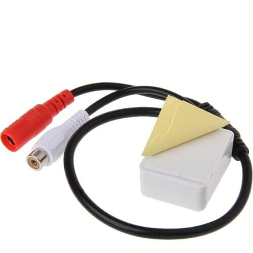 Microphone Pickup Sound Monitoring Device For CCTV Camera Security System