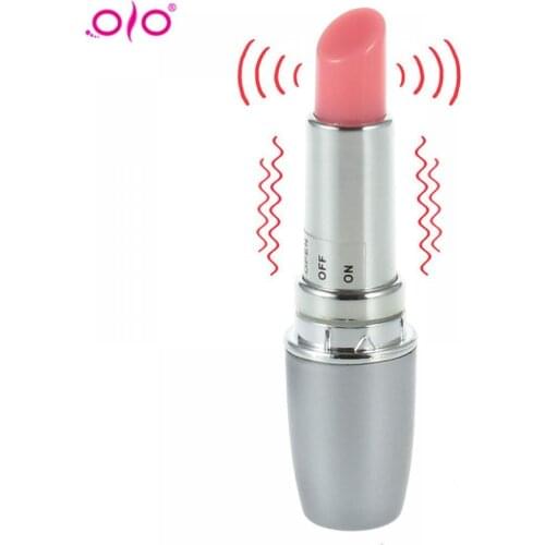 OLO Mini Lipstick Vibrator Vaginal Massager Dildos Sex Toys AV Stick Sex Product Small Vibrator Clitoris Stimulator