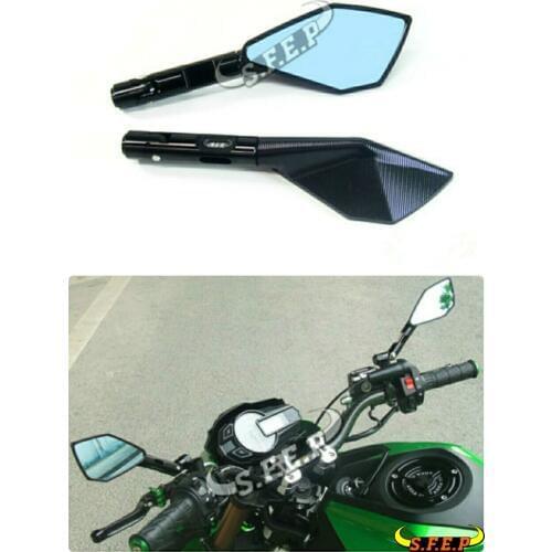 Motorcycle Universal CNC Handle Bar Mirrors For Kawasaki Z125/Z125Pro 2016-2017