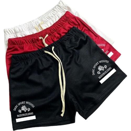 Summer Plus Size Fashion Brand Basketball Hip Hop Fitness Sports Shorts Mens Mesh Quick-Drying Jogging Five-Point Beach Pants