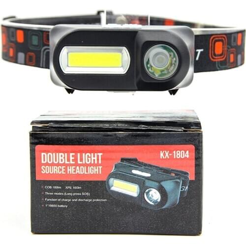 Cob Outdoor Emergency Flashlight 18650 Battery Multi-function Lighting Night Travel Lights Convenient Emergency Lights