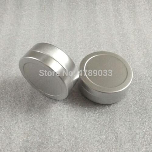 30/50/100pcs 25g Empty Aluminum Pot Jars Cosmetic Containers For Lids Eye cream hair conditioner Tin Jar Pot Cosmetic Bottle