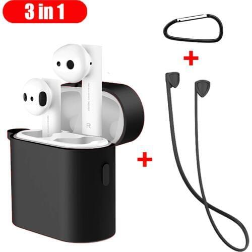 Silicone Wireless Earphones Case Cover for Xiaomi Airdots Pro 2 Air 2S TWS Headphone Pouch Earphone Accessories Protective Cover