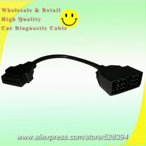 15% Off 1 High Quality OBD I to OBD II obd1 to obd2 diagnostic cable For Toyota 22pin to 16pin Shipping Method Optional