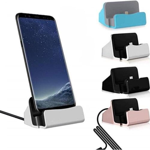 Universal Type C Charger Stand Dock USB-C Mobile Phone Fast Charging Cradle Station Holder for Type-C Smartphones