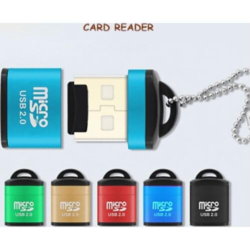 USB 2.0 SD/Micro SD TF Memory Card High speed smart card Card Reader Adapter for Laptop USB Card reader sd micro Card Reader