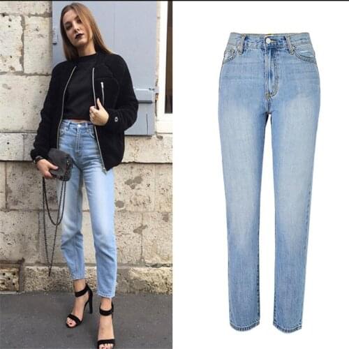 2021 Harem Pants Vintage High Waist Jeans Woman Boyfriends Womens Jeans Full Length Mom Jeans Cowboy Denim Pants Vaqueros Mujer