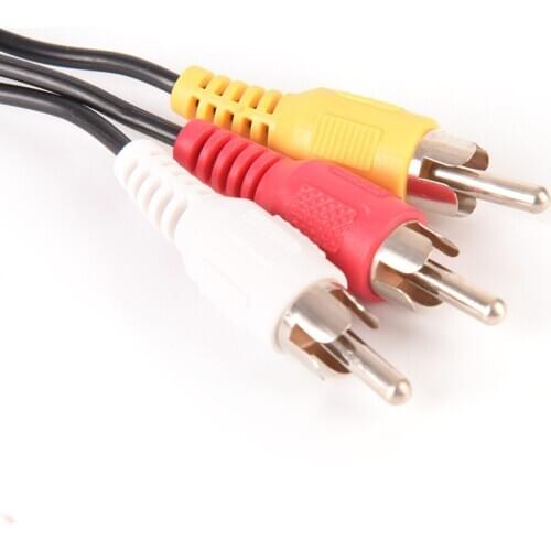 1.5M 3.5mm Jack Plug Male to 3 RCA Adapter Connectors 3.5 to RCA Male Audio Video AV Cable Wire Cord
