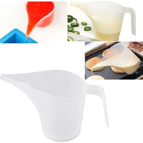 1pcs Plastic Tip Mouth Large Capacity Plastic Measuring Jug Cup Graduated Surface Cooking Kitchen Bakery Baking Kitchen Tools #4