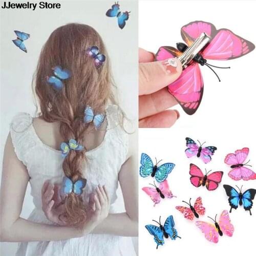 5Pcs/Set Butterfly Hairpin High Quality Hot Sale Barrettes Women Hair Accessories Colorful Hair Clips Girls Headwear Cartoon