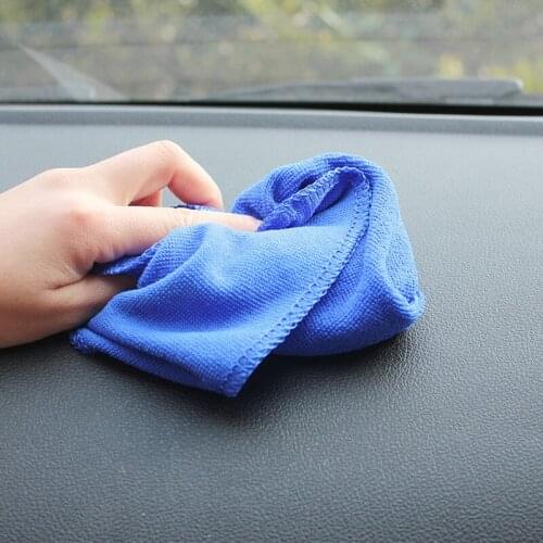 5PCS 30*30cm Microfiber Car Cleaning Towels Automobile Motorcycle Washing Glass Household Cleaning Small Towels