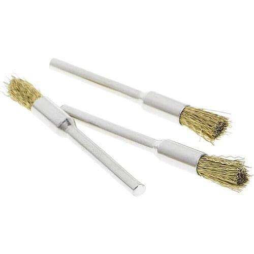 9 Brass Brush Wire Wheel Brushes Die Grinder Rotary Electric Tool for Engraver