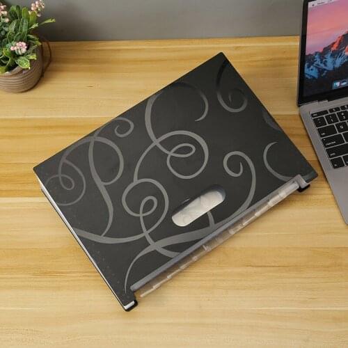 A4 Plastic Portable File Folder Extension Wallet Bill Receipt File Sorting Organizer Office Storage Bag Folders Filing Products