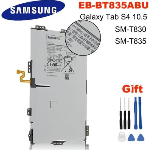 SAMSUNG Original Tablet Battery EB-BT835ABU For Samsung Galaxy Tab S4 10.5 SM-T830 T830 SM-T835 T835 7300mAh High Capacity