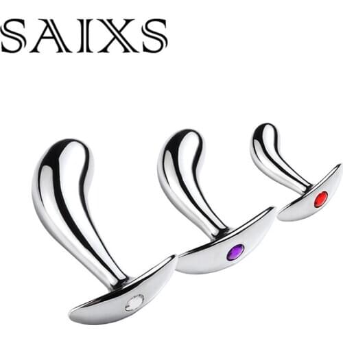 Mertal Anal plug P Spot Stimulator Prostate Massager Butt Plug Wearable Sex Toys for Men and Women Dropshiping