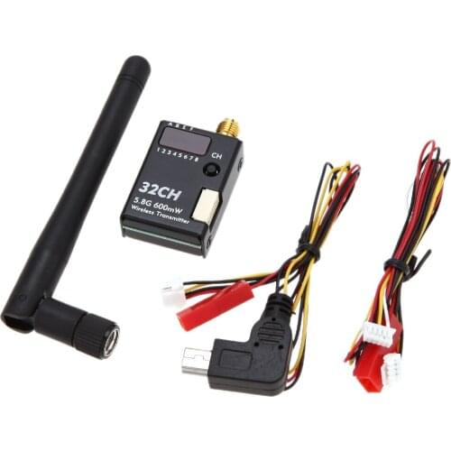 BOSCAM 5.8G 600mw 32CH Wireless AV Transmitter BOS600 with M2 Fixed Socket for RC DJI Phantom Gopro SJCAM Camera HD19 Plus