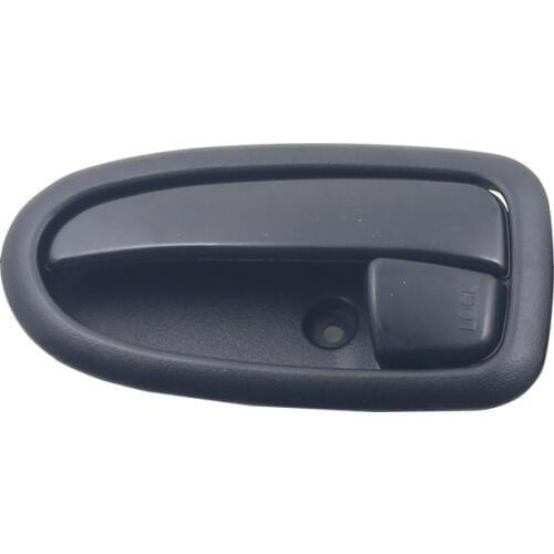 DHKA 1PC LEFT BLACK INSIDE INTERIOR DOOR HANDLE FOR HYUNDAI MATRIX, LAVITA 01-10 OEM: RH:82620-17000 LH:82610-17000