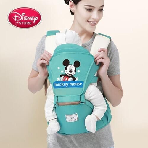 Disney Mickey Minnie Baby Carrier Newborn baby waist stool seat Cute Multifunctional Outing Practical Baby Carrier Backpack