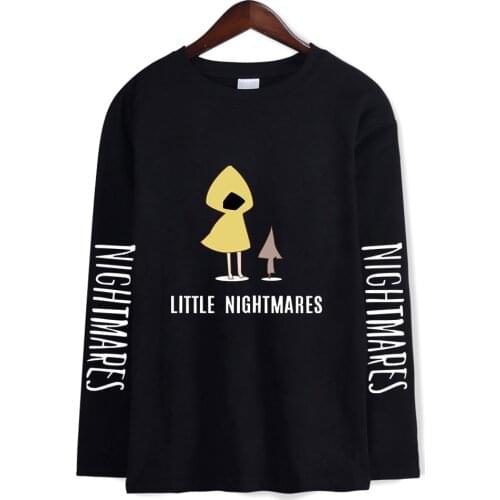 Little Nightmares T Shirt Summer Men Women Long Sleeve T-shirt Unisex Fashion Harajuku Streetshirt Horror Adventure Game Tee Top