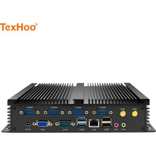 TexHoo Mini PC Gaming Windows 10 Linux Ubuntu Pfsense Intel Core i7 i5 i3 NUC Processor DDR4 4K Thin Client Desktop Computers