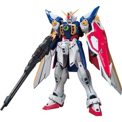 Bandai Gundam Model Kit RG 35 1/144 XXXG-01W Wing Gundam Anime Figure Genuine Gunpla Action Figure Robot Toys For Children