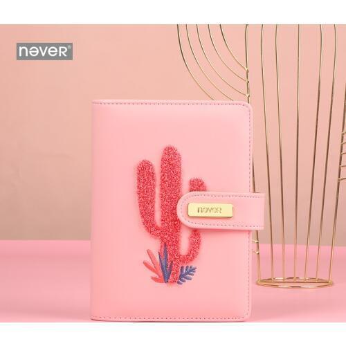 Never Tropical Cactus A6 Notebooks and Journals 6 Holes Loose Leaf Planner Organizer Personal Daily Gift Stationery School