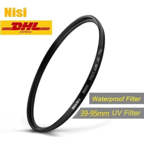 NISI UHD L395 UV Camera Lens Filter 39 40.5 49 52 58 60 62 67 72 77 82 95 mm For Canon Nikon Sony DSLR Camera Waterproof Filter