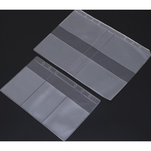 NoEnName_Null High Quality PVC Business Card Storage Bag Filing Products Holder Binder Folder Cover Transparent Card Holder