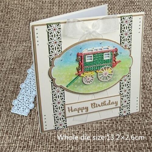 New Design Craft Metal Cutting Die Flower lace edge decoration Scrapbooking Album Paper DIY Card Craft Embossing Die Cuts