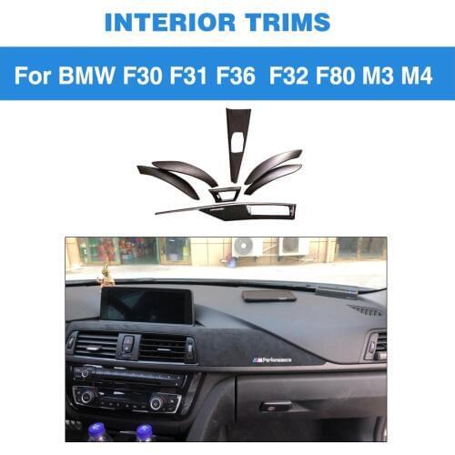 Dashboard Trim Strip for BMW F30 F32 F36 320i 328d 328i 420i 428i 435i 440i 3 4 Series Interior Carbon Fiber Dashboard